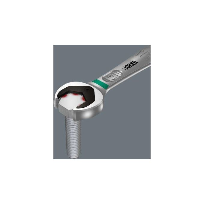 Wera Joker-Kit con Chiave Fissa ad Anello a Cricchetto 11 Pezzi