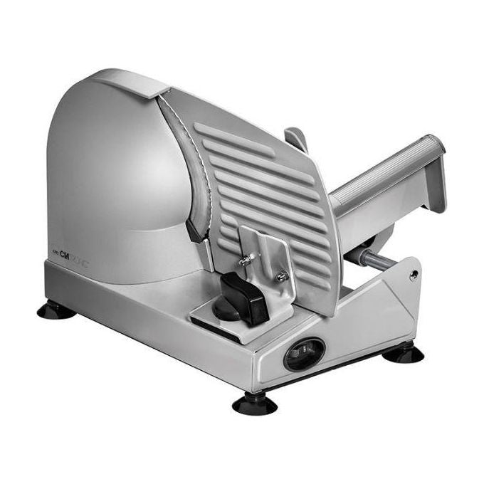 Clatronic 3585 Affettatrice elettrica in Acciaio Inox Regolabile Taglio Disco 19 cm 150 W Steel 11 Fluid_Ounces SinteticoClatronic MA 3585 Electric 150W Metal