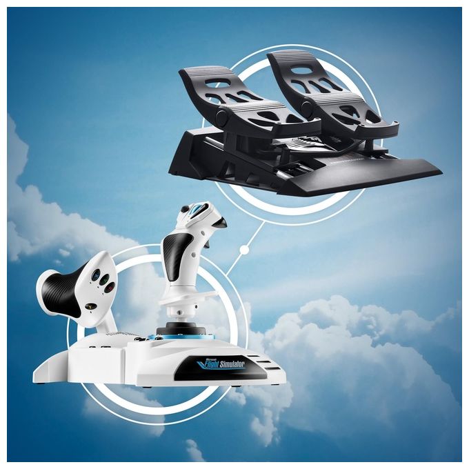 Thrustmaster T.Flight Hotas One Microsoft Flight Simulator Edition - L'HOTAS per iniziare piu' venduto ora accompagnato da licenza ufficile Microsoft Flight Simulator su Xbox Series X-S e PC.