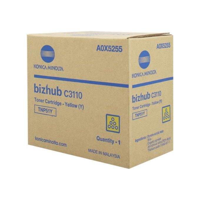 Konica Minolta TNP-51Y Toner Originale Giallo