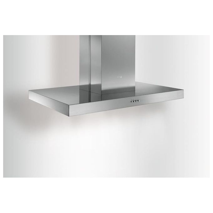 Turboair ARENA IX-A PRF0006031 – Cappa a isola aspirante, 100 cm, 750 m³-h, Classe D, 65 dB, comandi meccanici, 3 velocita', 4 lampade alogene da 20 W, Acciaio Inox