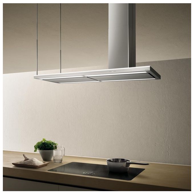 Elica MOON ISOLA IX-A-180 PRF0079552A Cappa a Isola Classe energetica C 3 Velocita' Filtrante Touch Control Illuminzione Neon 180 cm Inox