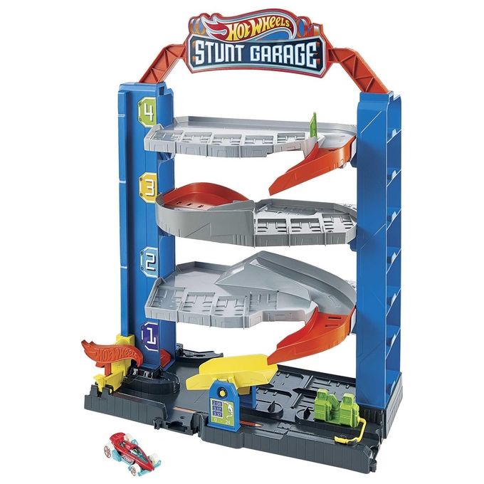 Mattel Garage delle Acrobazie Set Pista Hot Wheels