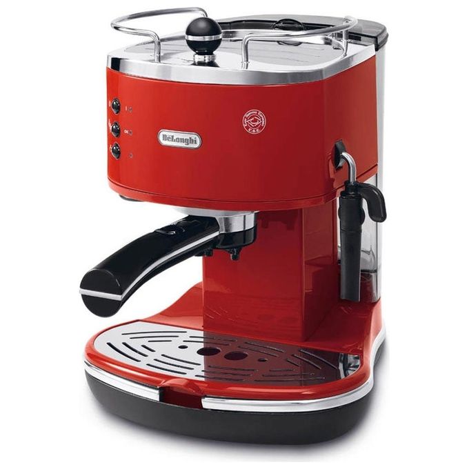 De longhi macchina espresso manuale icona classic eco311r rossa 15 bar 14 l 1100w