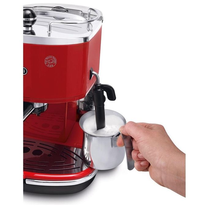 De longhi macchina espresso manuale icona classic eco311r rossa 15 bar 14 l 1100w