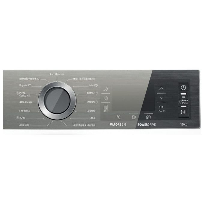 Hotpoint H8 W046WB IT Lavatrice Caricamento Frontale GentlePower Classe Energetica A Capacita' di carico 10Kg Centrifuga 1400 Giri PowerDrive Anti Macchia
