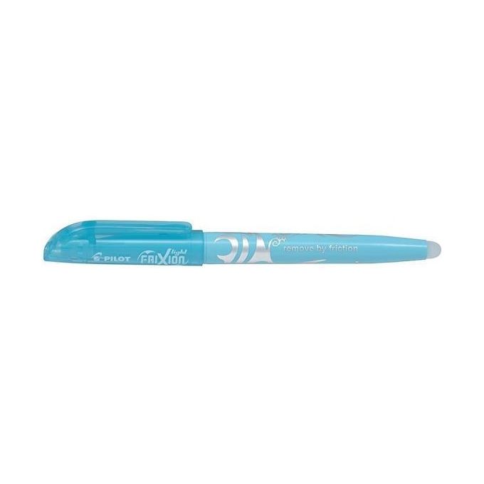 Pilot FriXion Light Soft – Evidenziatore cancellabile colore blu pastello con punta cuneo 4 mm, confezione da 12