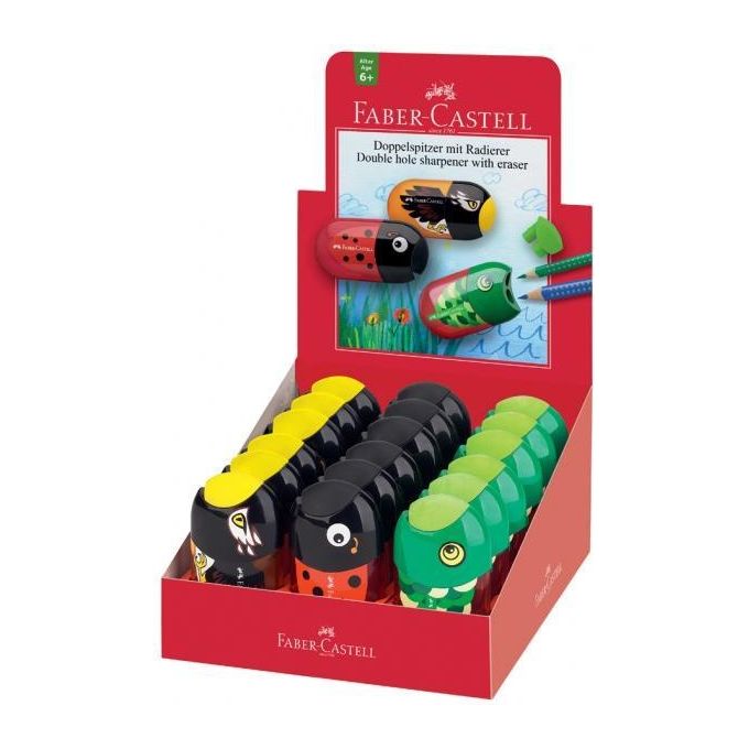 Faber Castell Confezione 18expo Temperamatite ergo Animals