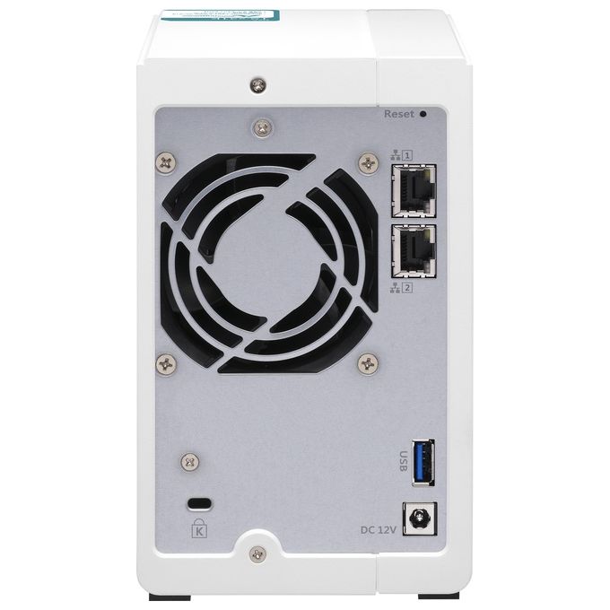 Qnap TS-231K Server Nas e di Archiviazione Collegamento Ethernet Lan Tower Bianco