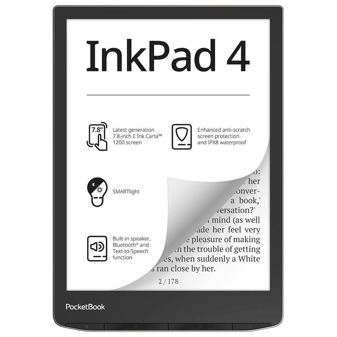 Pocketbook InkPad 4 Stradust Silver