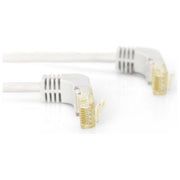 DIGITUS cavo rete s-ftp cat.6a doppia schermatura lsoh colore grigio mt. 15 connettore 90°