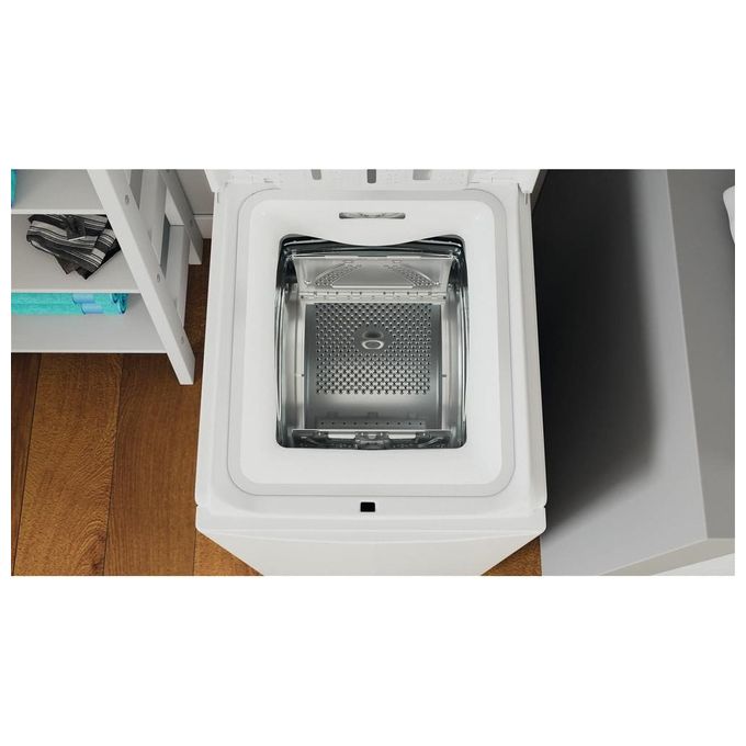 Indesit BTW L50300 IT-N Lavatrice Carica dall'Alto Classe energetica D Capacita' di carico 5 Kg Centrifuga 1000 giri Opzione Extra Lavaggio Turn and Go 