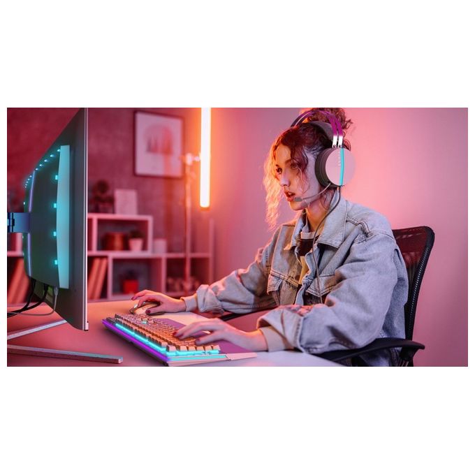 Philips Evnia 32M2N8900 Monitor da gioco OLED UHD da 32'' 240 Hz 003 ms HDR400 FreeSync Prem. Pro G-Sync comp. (3840x2160 2x HDMI 2.1 1x DP 1.4 1x USB-C (65 W PD) hub USB) bianco