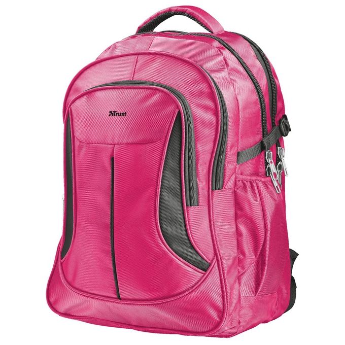 Trust Zaino Lima Neon Pink per Notebook Fino a 16''