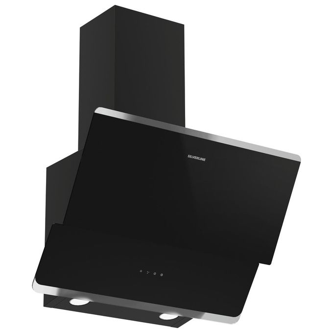 Silverline 3490.6.733.01 Oslo Cappa a parete drop control cm. 60 Classe B 576 m3-h nera