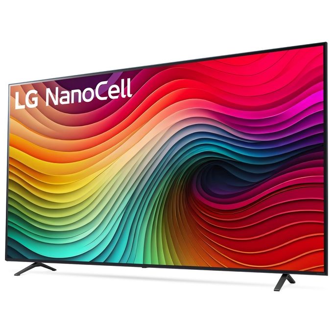 LG 86NANO81T6A Smart TV 86 Pollici 4K Ultra HD Display NanoCell Sistema Web OS colore Nero