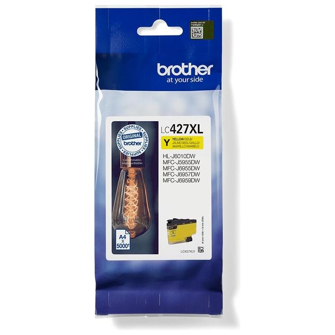 Brother LC-427XLY Cartuccia d'Inchiostro 1 Pezzo Originale Resa Elevata XL Giallo
