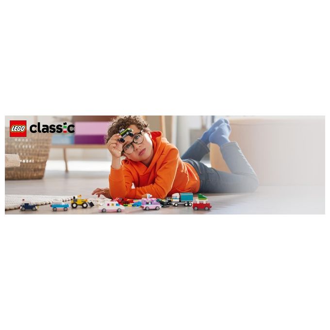 LEGO Classic 11036 Veicoli Creativi, Modellini di Auto in Mattoncini, Macchine Giocattolo per Bambini e Bambine 5+ Anni