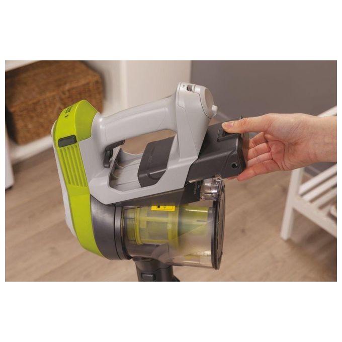 Hoover HF1 HF110H 011 Scopa Elettrica Senza Sacchetto 0.9 Litri 170W Argento-Rosso