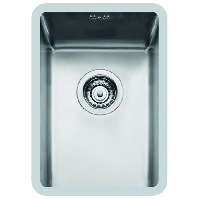 Foster 2152 850 KE R15 Lavello Acciaio Inox Spazzolato da incasso Sottotop 1 Vasca 27x40cm