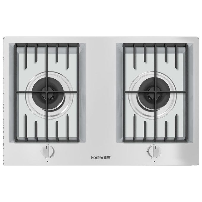 Foster 7203 032 Serie FL Piano Cottura a Gas 2 Zone Griglie in ghisa Inox 76 cm