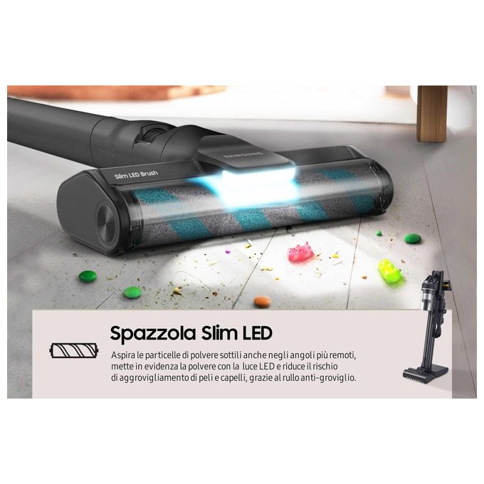 Samsung VS20C9554TK Scopa Elettrica Senza Fili Jet 95 Complete Extra 210W