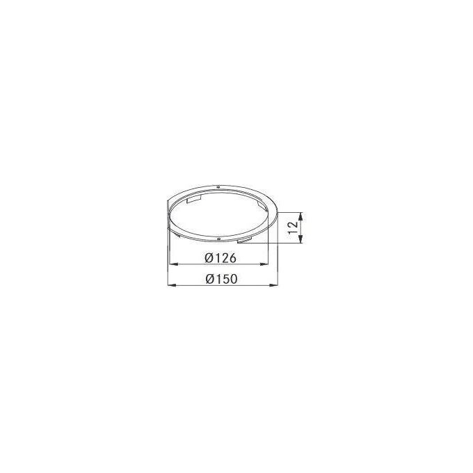 Franke Flangia di Rifinitura 112.0040.380