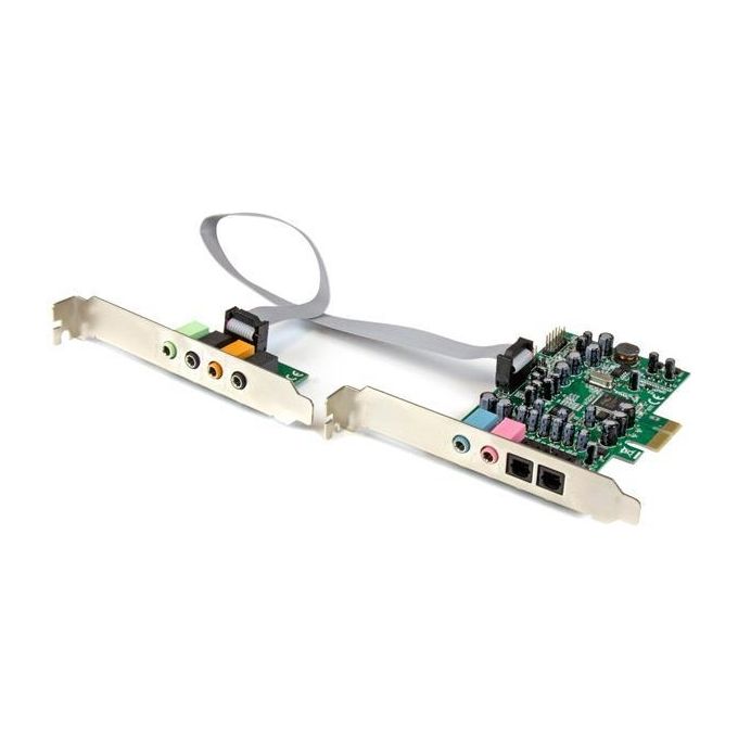 StarTech Scheda Audio Interna pcie Surround 71 Canali 24-bit Spdif