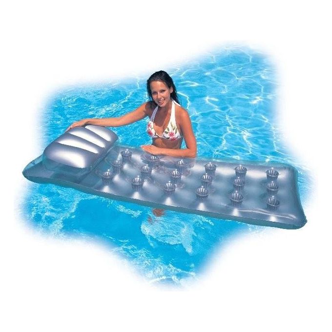 Intex 58894 Materassino Abbronzante con Buchi e Portabicchiere