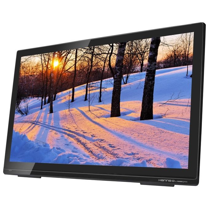 HANNSPREE Monitor 27'' LED IPS Touch screen HT273HPB 1920x1080 FHD Tempo di Risposta 8 ms Multi-Touch Point 10 Punti Altoparlanti Integrati