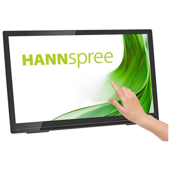 HANNSPREE Monitor 27'' LED IPS Touch screen HT273HPB 1920x1080 FHD Tempo di Risposta 8 ms Multi-Touch Point 10 Punti Altoparlanti Integrati
