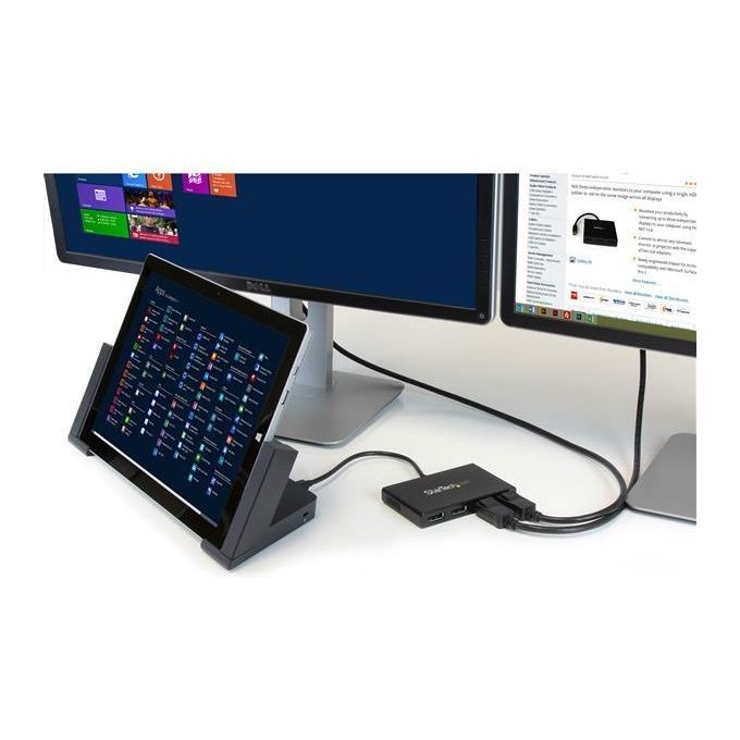 Startech adattatore splitter mst hub - displayport a 4 porte displayport