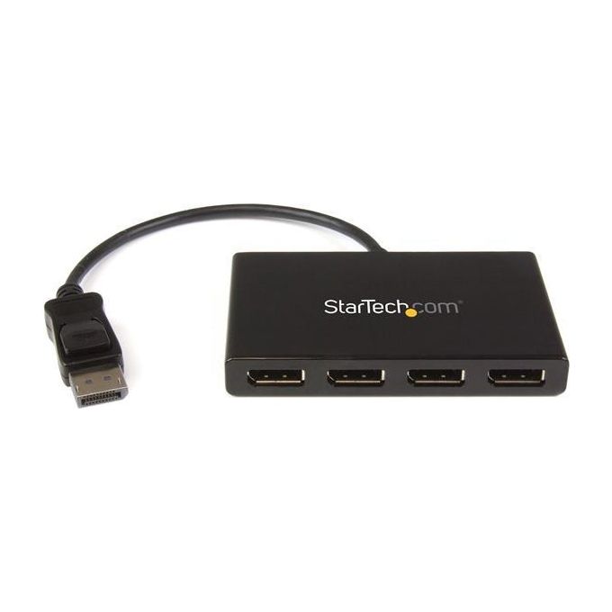 Startech adattatore splitter mst hub - displayport a 4 porte displayport