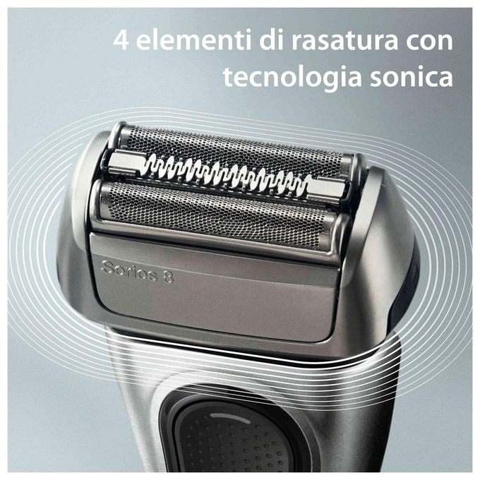 Braun Series 8 8517s WeteDry Rasoio Elettrico Galvano Silver