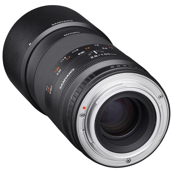 Samyang F1112303101 Obiettivo 100mm F-2.8 Ed Umc Macro per Nikon AE