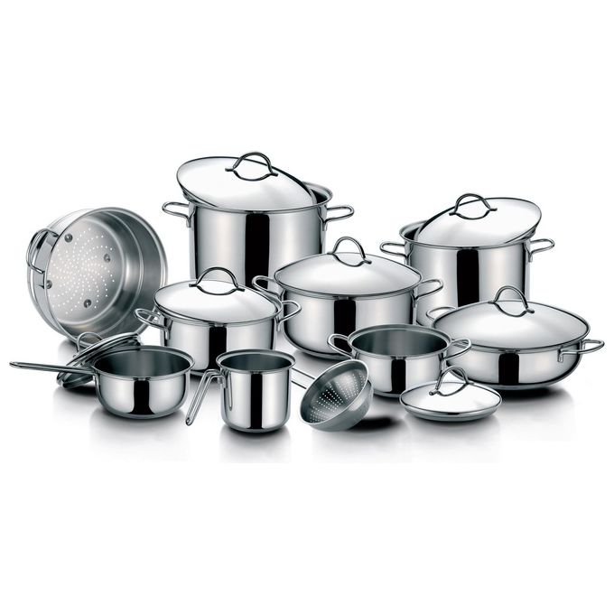 Barazzoni 266110014 Bonita Casseruola 1 Manico Acciaio Inox 18-10 Triplo Fondo 14 cm 0,9 L Induzione PFAS Free Made in Italy