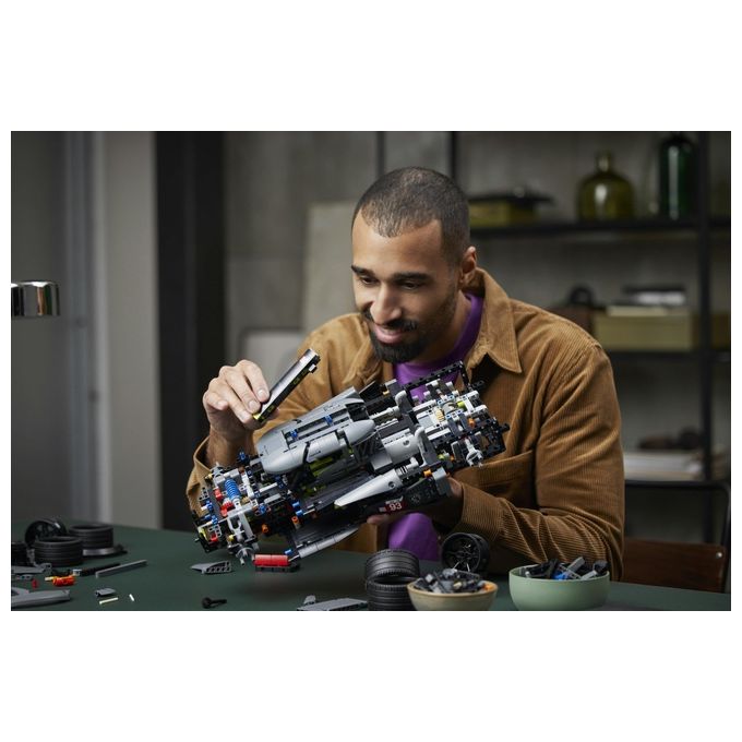LEGO Technic 42156 PEUGEOT 9X8 24H Le Mans Hybrid Hypercar, Modellino di Auto da Corsa per Adulti Scala 1:10, Set da Collezione