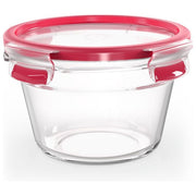 Emsa Clip e Close N1040400 Recipiente per Cibo Rotondo Scatola 0.9 Litri Trasparente