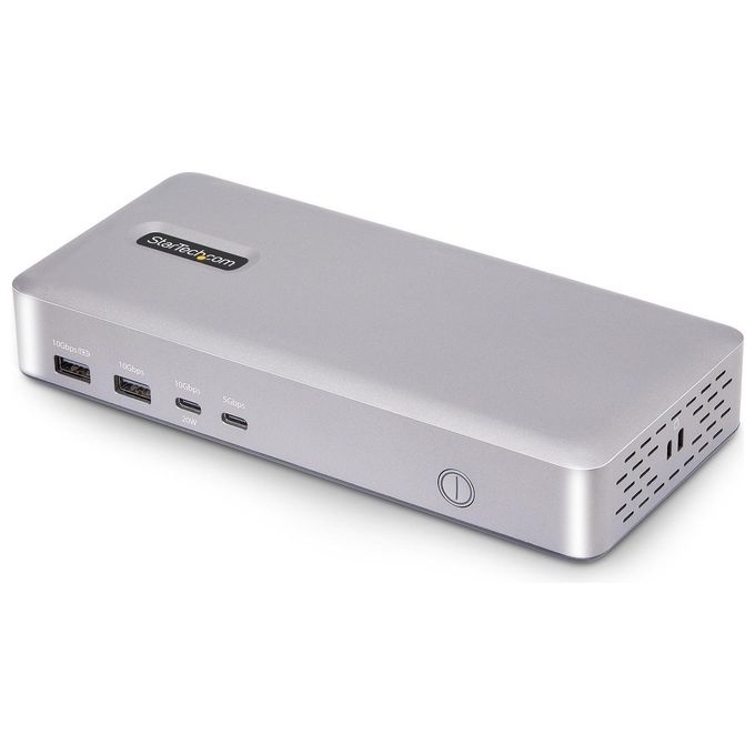StarTech.com Docking Station Usb4 Usb-c 40gbps Doppio Video Hdmi Fino a 2x 4k 60hz 4:4:4 (rgb) O 2x 4k 120hz 4:2:2 Dock Multi Monitor 6x Usb 2.5gbe 100W Pd