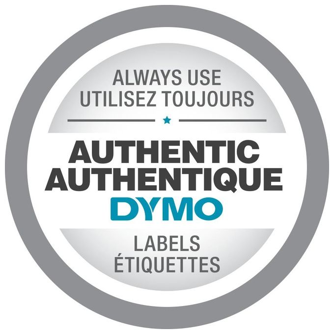 Dymo Rhino 19mmx7mt Nero-Verde