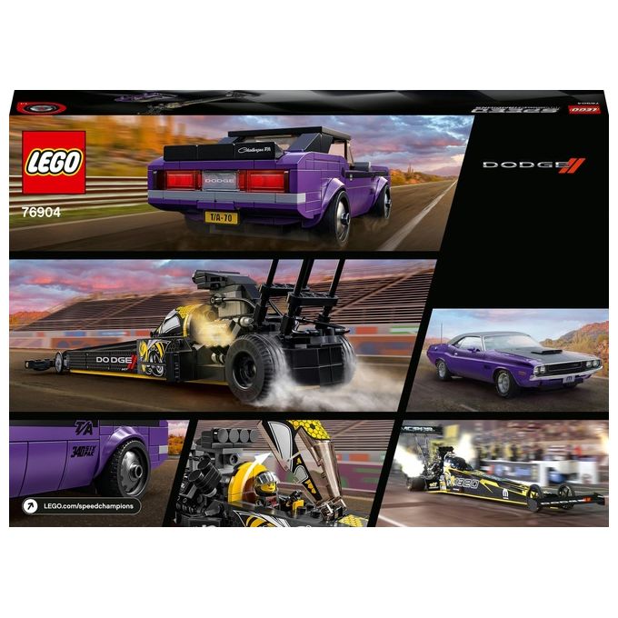 LEGO Speed Champions Mopar Dodge--Srt Top Fuel Dragster E 1970 Dodge Challenger T-A