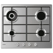 Candy CHW6BR4WPX Piano Cottura a Gas 4 Zone 60 cm Acciaio Inox