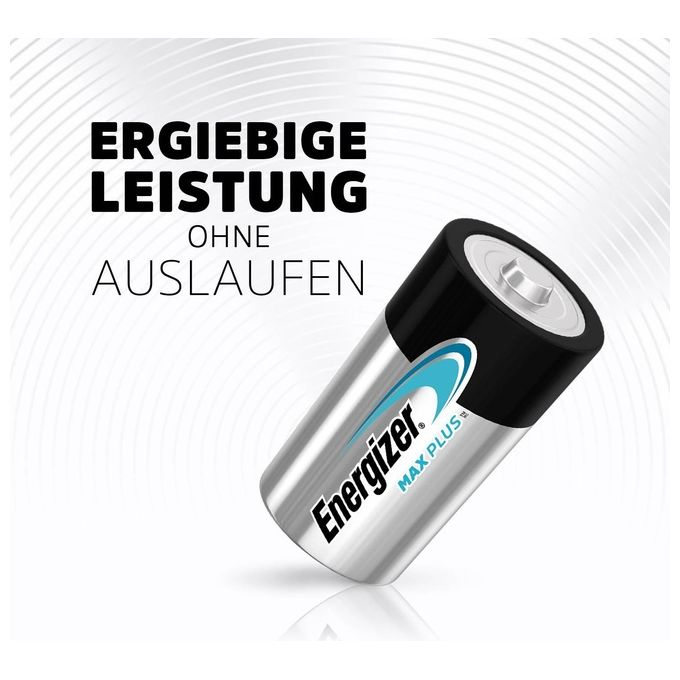 Energizer Batterie Alcaline Max Plus C E93 DP20 160 Confezione da 20