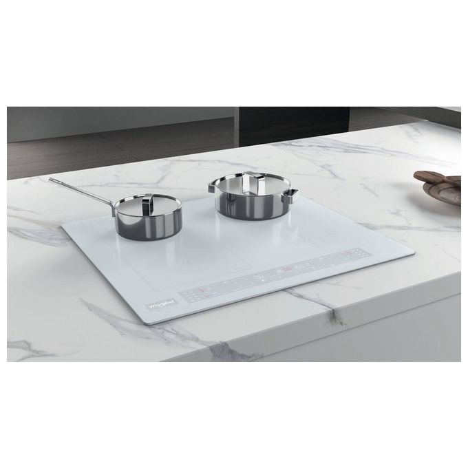Whirlpool WL B4560 NE-W Piano Cottura ad Induzione  4 Zone FlexiCook Easy Installation 60cm Bianco