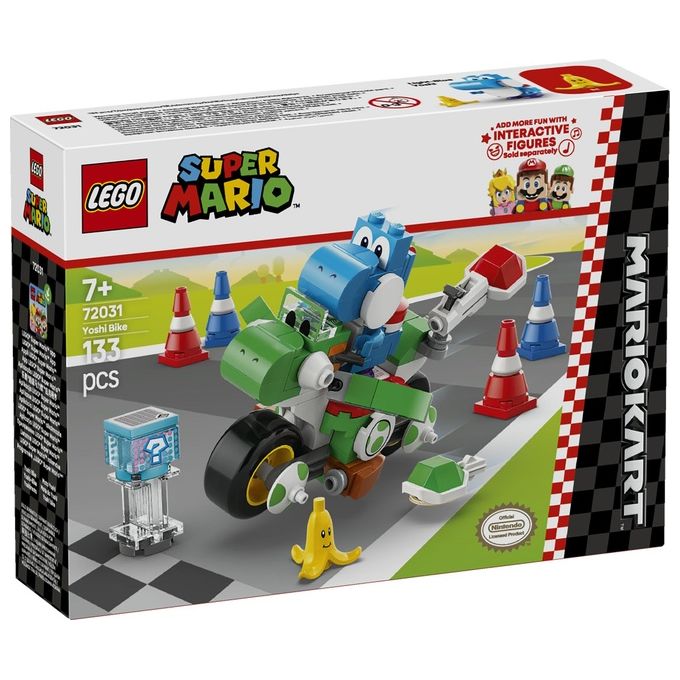 LEGO Set Moto Yoshi 72031 Mario Kart Super Mario in Edizione Esclusiva per Appassionati di Costruzioni Creative
