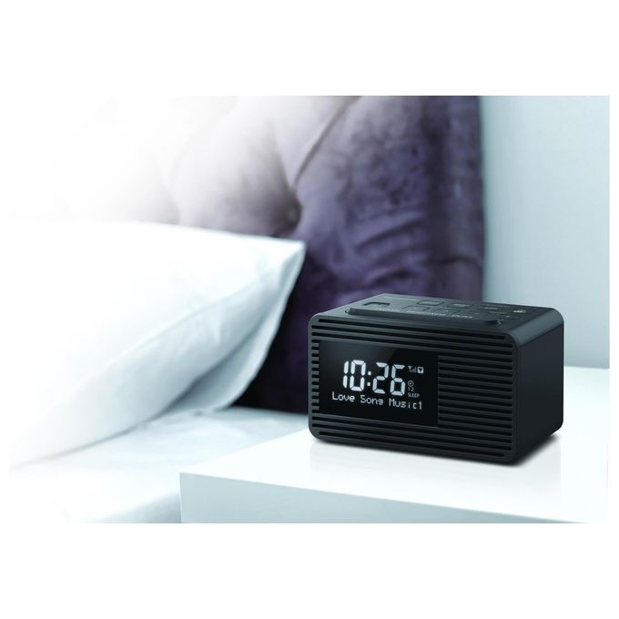 Panasonic RC-D8EG Radiosveglia Digitale DAB+ Nero