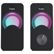 Trust Arys Compact RGB 2.0 Set Altoparlanti LED Illuminato 12W Nero