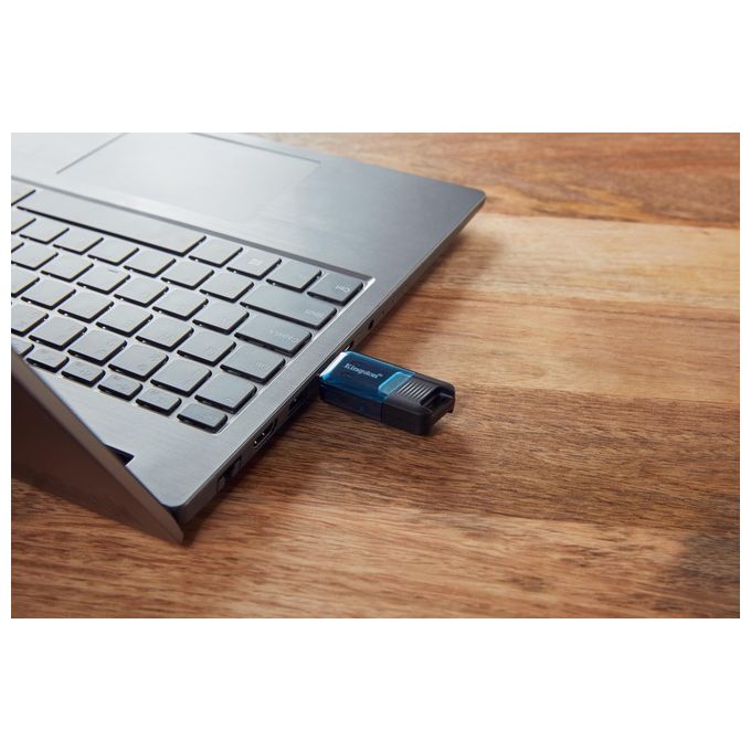 Kingston DataTraveler Flash Drive Usb Type-c 128Gb Read: 200mb-s Ner-Blu
