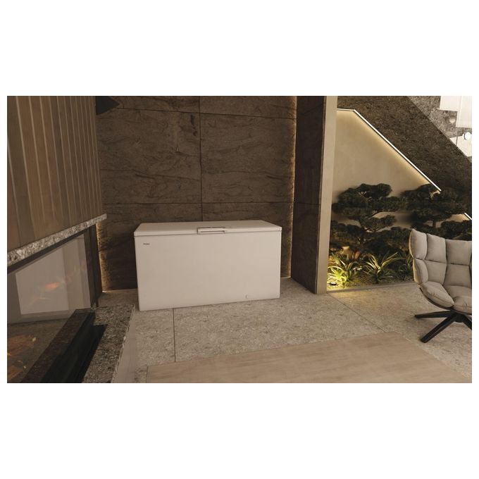 Haier HCE520E Congelatore Orizzontale 508 L Classe E Raffreddamento Statico + Trattamento Antibatterico Temperatura Regolabile con Luce LED Bianco