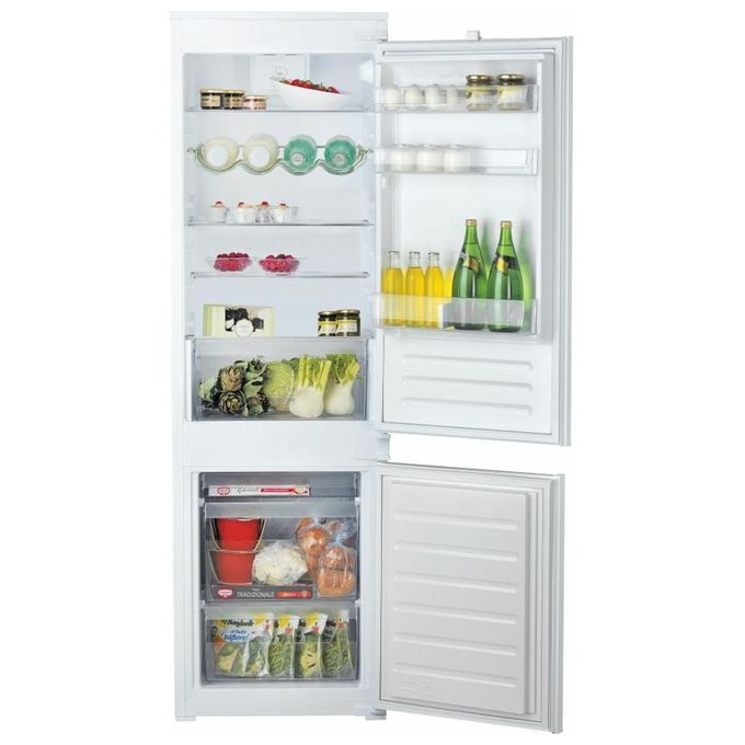 Hotpoint BCB 7030 D2 Frigorifero Combinato da Incasso Capacita' 273 Litri Classe Energetica E 177 cm Bianco